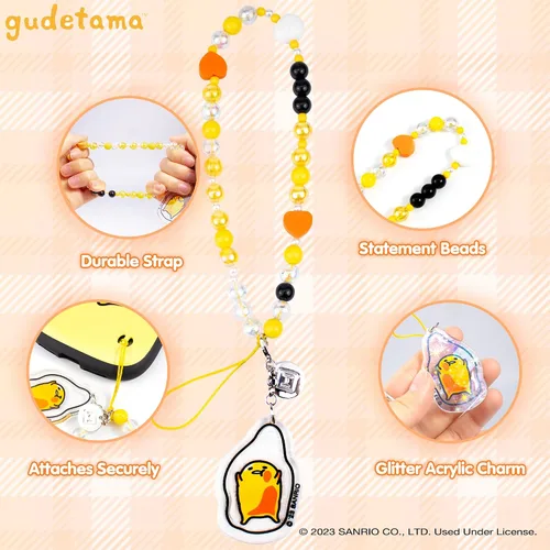 Miniatura 2 de iFace - Pulsera de cuentas de Hello Kitty y sus amigos - Correa universal para teléfono con dije, bonita cadena para muñeca, cordón estético f.