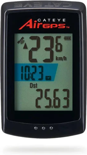 Miniatura 9 de CATEYE AirGPS - Computadora de bicicleta recargable por USB - Computadora de ciclismo GPS con Bluetooth ANT+, velocímetro de bicicleta GPS, montaje