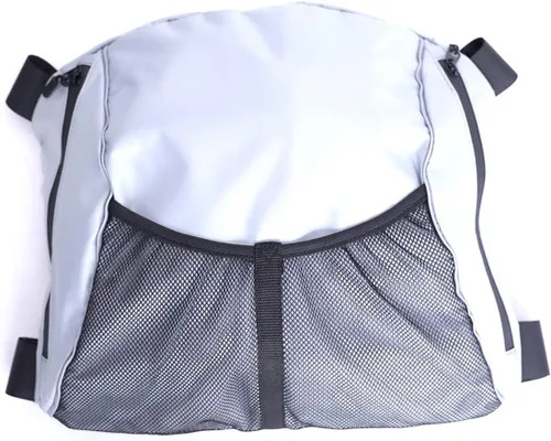 Miniatura 5 de Bolsa de almacenamiento para respaldo de asiento de kayak, organizador impermeable Oxford 600D, correas adhesivas ajustables, bolsa de malla