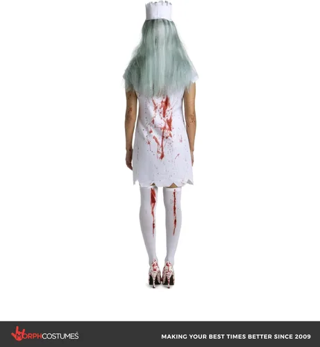 Miniatura 5 de Morph Disfraz de enfermera zombi para mujer, disfraz de enfermera zombi para mujer, disfraz de enfermera aterradora