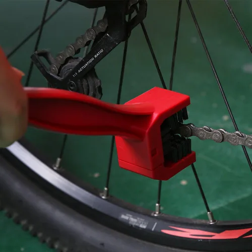 Miniatura 4 de Fydun Herramienta de limpieza de cadena de motocicleta, herramienta de limpieza de cadena de motocicleta, herramienta de cepillo de bielas multiusos