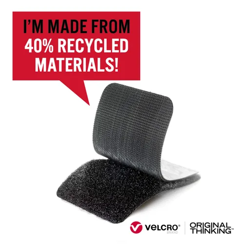 Miniatura 2 de Velcro Brand ECO Collection Cintas, Tiras de Resistencia Industrial 3 pulgadas x 1 3/4 pulgadas, Materiales Sostenibles 40% Reciclados, 2