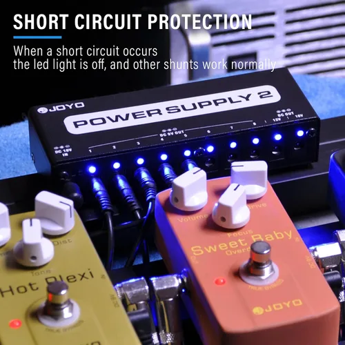 Miniatura 6 de JOYO Fuente de poder 2 JP-02 pedal de efecto aislado Multi ladrillo jp02