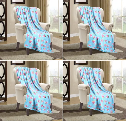 Miniatura 23 de Elegant Comfort Manta de Forro Polar de Terciopelo de Lujo Súper Suave con Estampados Navideños - Decoración del Hogar con Tema Navideño, Manta