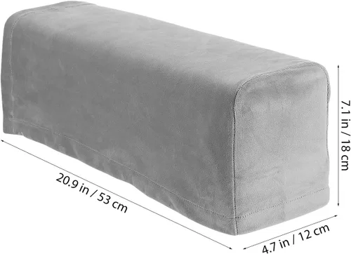 Miniatura 5 de VICASKY Juego de 2 fundas para sofá y sillas, protectores de sillón, funda de escritorio con fundas para sofá y muebles