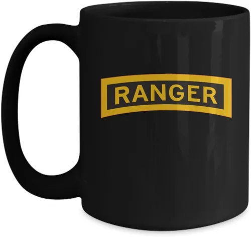 Miniatura 5 de Army Ranger Taza de café - Ranger Tab - Negro/Blanco/11oz/15oz