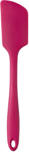 Miniatura 15 de RSVP International (ELA-WH) Cuchara de espátula de silicona favorita de Ela, negro, 11 pulgadas, silicona sin BPA, mezcla de baterías gruesas