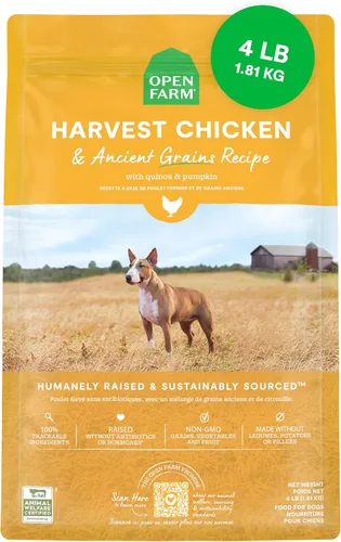 Miniatura 12 de Open Farm, Alimento seco para perros con granos ancestrales, rico en proteínas y nutrientes, 90% de proteína animal mezclada con frutas, verduras