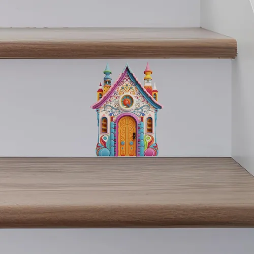 Miniatura 2 de Bright Toy House - Adhesivo de pared para puerta de hadas