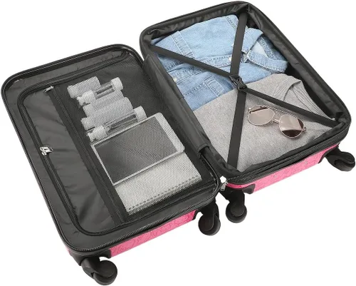 Miniatura 6 de Bioworld Hello Kitty Sentado Personaje Rosa 20" Adulto ABS Equipaje