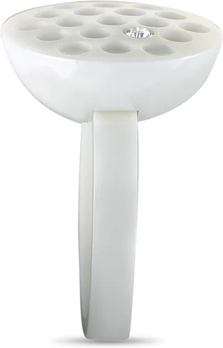 Miniatura 3 de Swatch Moon Illusion Anillo de cristal de cerámica blanca de acero inoxidable