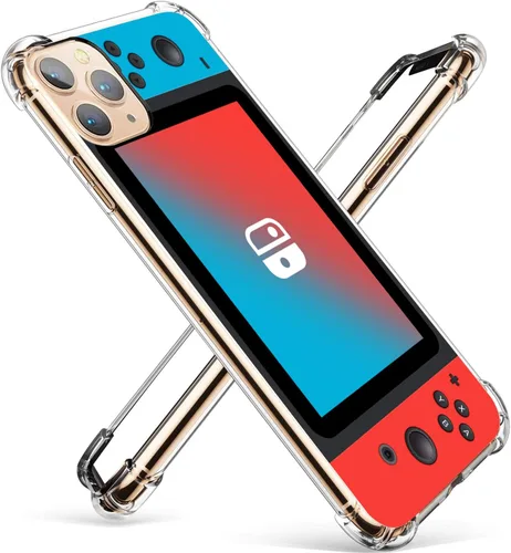 Miniatura 7 de Funda de TPU para iPhone SE 2022/2020/7/8, diseño divertido de dibujos animados, elegante, delgado, transparente, a la moda, divertida, a prueba