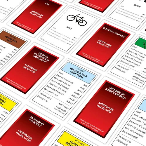 Miniatura 3 de Monopoly Juego de mesa Richmond Edition: 2-6 jugadores Juegos de mesa familiares para niños y adultos, juegos de mesa para niños de 8 años