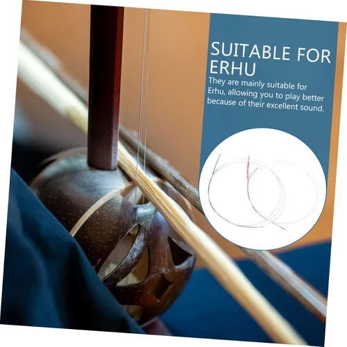 Miniatura 6 de SUPVOX 15sets Full Erhu Strings Wire Core Wire High Resonance Comfortable Hand Feel Erhu Accessories