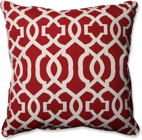 Miniatura 19 de Pillow Perfect Trellis - Almohadas para interiores y exteriores, 2 unidades, lumbares, 11.5 x 18.5 pulgadas, color negro