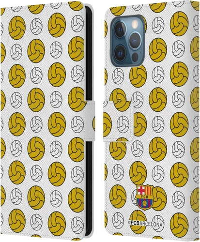 Miniatura 47 de Head Case Designs Funda de piel con licencia oficial del FC Barcelona Ball Pattern Campions compatible con Apple iPhone 11