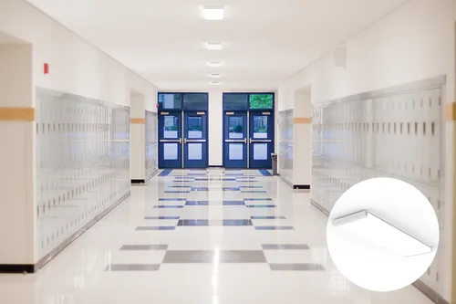 Miniatura 10 de Lithonia Lighting TruWrap - Lámpara de techo LED de 4 pies, luz LED envolvente de bajo perfil, lúmenes ajustables, seleccionable blanco