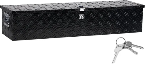 Miniatura 10 de Caja de herramientas de aluminio para camión de 30 pulgadas, cajas de herramientas para camioneta, caja de herramientas para caravana, ATV