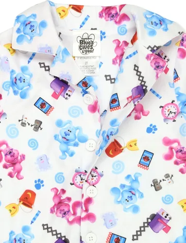 Miniatura 5 de Nickelodeon Blue's Clues & You - Conjunto de pijama de franela para niños pequeños