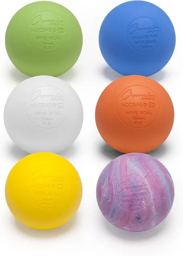 Miniatura 24 de Champion Sports Lacrosse Balls - Tamaño y peso oficiales, aprobado por la NCAA y NFHS, certificado SEI - Profesional y juvenil juego y práctica