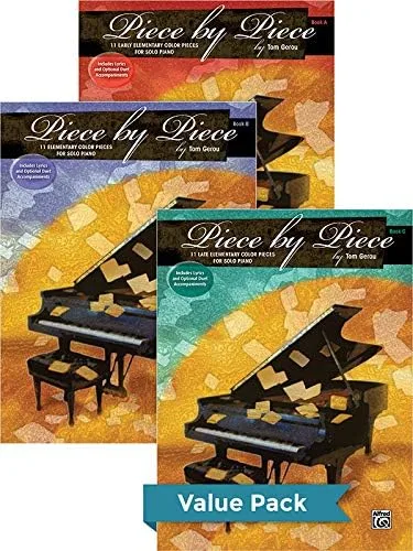 Pieza por pieza A-C (paquete de valor): piezas de color elemental, elemental y tardío para piano solo.