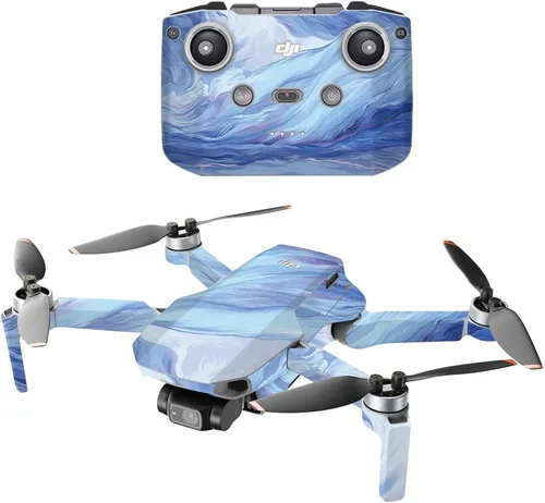 Miniatura 14 de Mighty Skins Compatible con DJI Mini 2 Dron portátil – Monsoon protector, duradero y único vinilo adhesivo cubierta fácil de aplicar, quitar