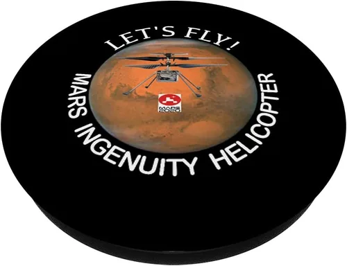 Miniatura 2 de Mars Ingenuity Helicóptero Perseverancia 2020 PopSockets PopGrip: Agarre intercambiable para teléfonos y tabletas
