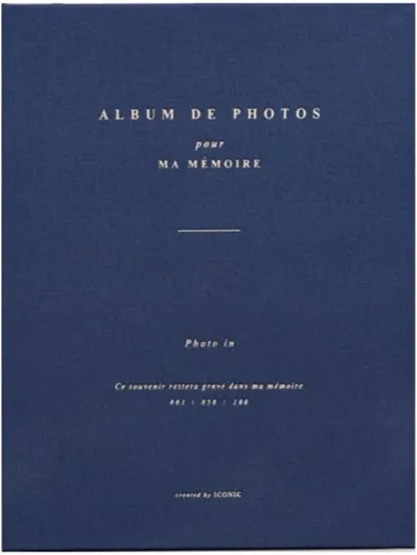 Miniatura 9 de Álbum de fotos con tapa dura coreana simple y estética, de 4 x 6 pulgadas, para parejas, familia, bebés, bodas. Tiene capacidad para 100 fotos