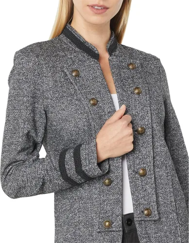 Miniatura 3 de Tommy Hilfiger Chaqueta casual de banda para mujer, moda de otoño