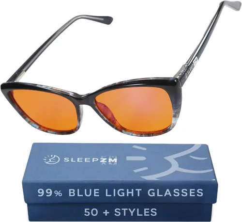 Miniatura 22 de Sleep ZM Blue Light Blocking & Light Sensitivity Glasses - 8 Lens Types for Comfort, Relaxation, Sleep & Relief