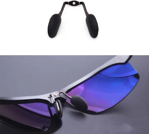 Miniatura 3 de Gafas de sol, almohadillas de nariz, brazo de gafas de sol, gafas de silicona suave, destornillador, kit de repuesto para gafas, lentes de sol..