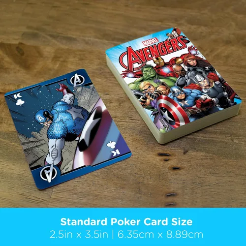 Miniatura 5 de AQUARIUS Marvel Avengers Comics - Juego de cartas de 3 pulgadas, multicolor