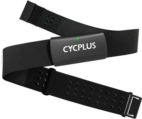 CYCPLUS - Monitor de frecuencia cardíaca con correa para el pecho H2Pro, sensor de monitorización de frecuencia cardíaca Bluetooth ANT+ con batería