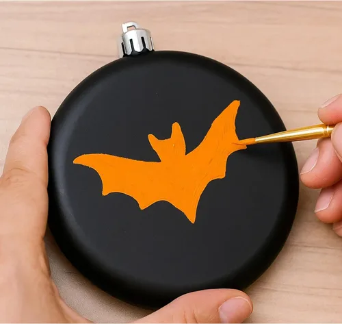 Miniatura 7 de Paquete de 12 adornos de Navidad en blanco de 4 pulgadas para manualidades para personalizar, hacer tu propio adorno, calcomanías, disco plano