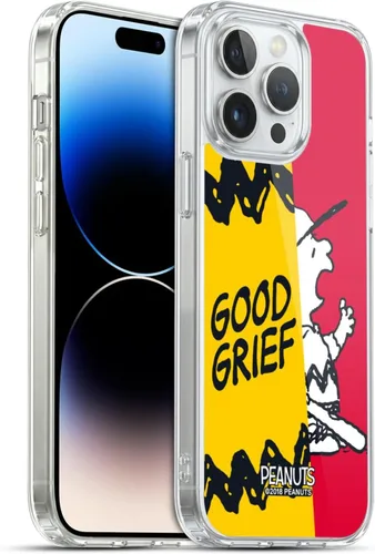 Miniatura 23 de Head Case Designs Funda de gel con licencia oficial de Peanuts Snoopy & Woodstock Halfs and Laughs [protección de grado militar] compatible