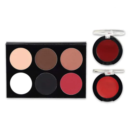 Miniatura 3 de Mehron StarBlend - Maquillaje para tartas, kit de maquillaje todo profesional, todo lo que un artista de maquillaje profesional necesita