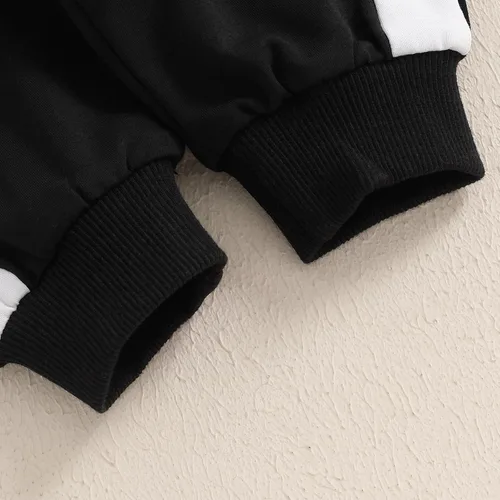 Miniatura 92 de Conjunto de ropa de otoño e invierno para bebé y niño, sudadera larga con capucha y pantalones para niños pequeños, 6, 12, 18, 24 meses, 2T