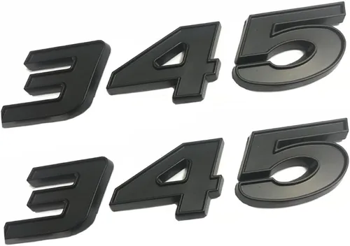 Miniatura 7 de 2 placas autoadhesivas 345 para Challenger Chrysle 300c Plateado/Negro