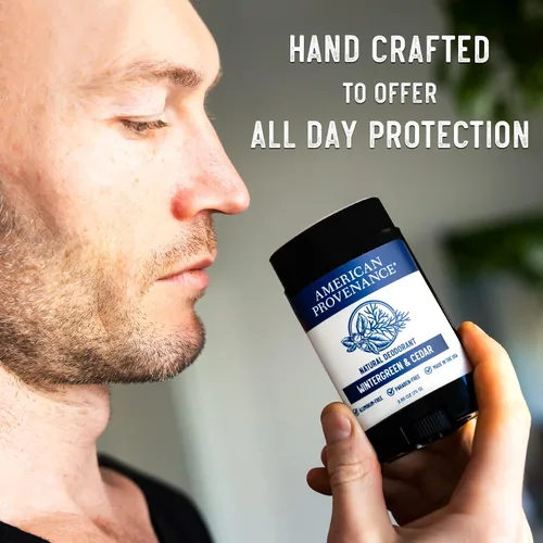 Miniatura 9 de American Provenance Desodorante totalmente natural para hombres y mujeres, desodorante sin aluminio que dura todo el día, fabricado en los Estados