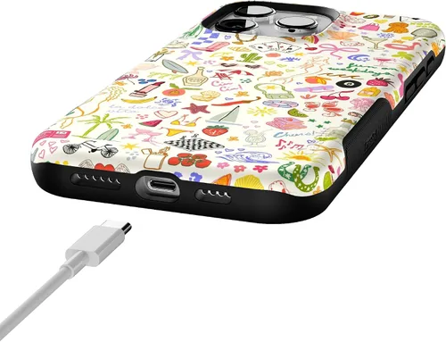 Miniatura 8 de Casely Funda para iPhone 16 Pro Max Todas las cosas divertidas Diversión en días laborables Compatible con MagSafe Diseño de funda