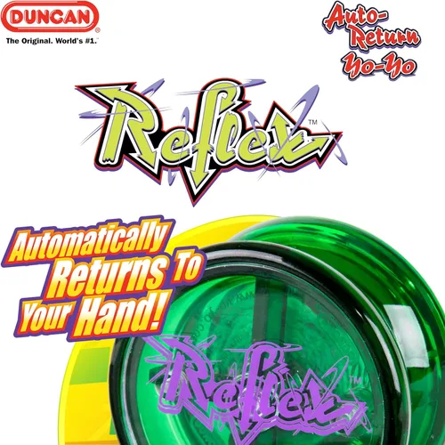 Miniatura 2 de Duncan Toys Reflex - Yo-Yo con retorno automático y truco de cuerda para principiantes, rojo
