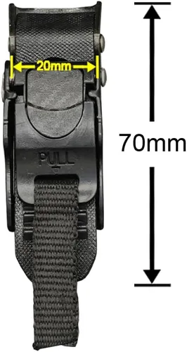 Miniatura 2 de Kit de reemplazo de hebilla de liberación rápida para casco, correa de barbilla de liberación rápida para cascos de motocicleta