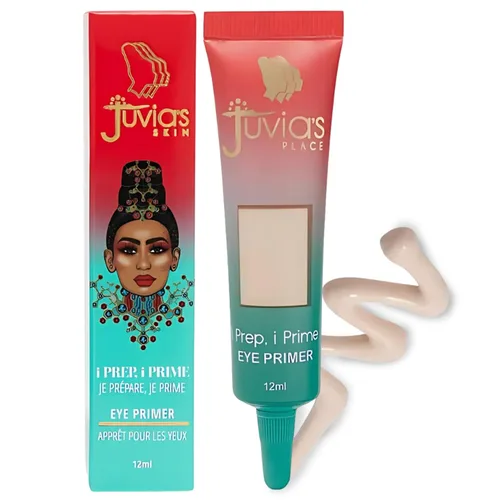Juvia's Place i Prep, i Prime Sombra de ojos - Blanco lechoso, base de ojos crema, sombra de ojos sin arrugas, adición de maquillaje de ojos, brillo