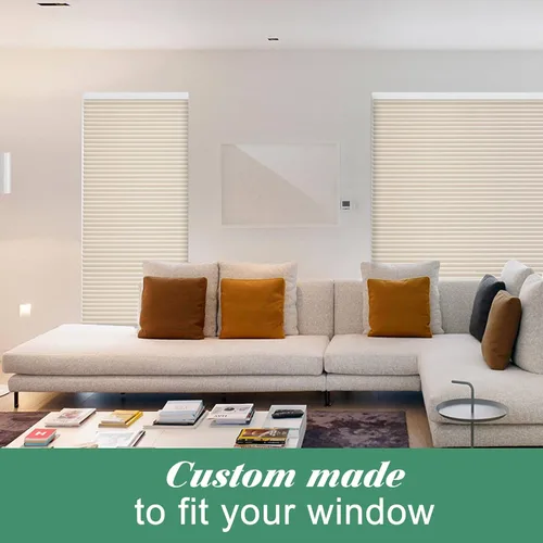 Miniatura 5 de Tonature Persianas Celulares de Tamaño Personalizado para Ventanas Cortinas Blackout sin Cordón Persianas Enrollables Protección UV Aislamiento