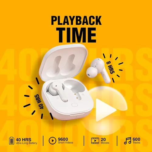 Miniatura 8 de QCY Auriculares inalámbricos T13 con Bluetooth 5.1, control táctil con estuche de carga, impermeables, estéreo, intrauditivos, micrófono integrado