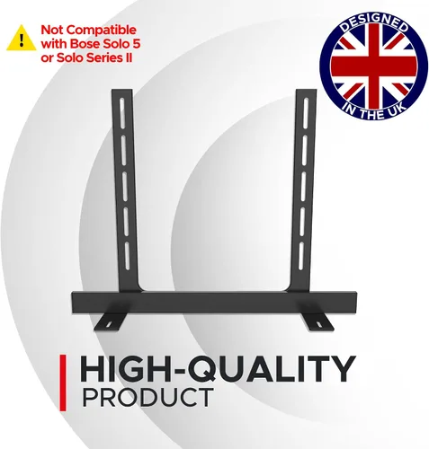 Miniatura 10 de Sound Bass Soporte universal para debajo de TV, compatible con barra de sonido inteligente Bose 300 500 550 600 700 900, Lifestyle Ultra, altavoz