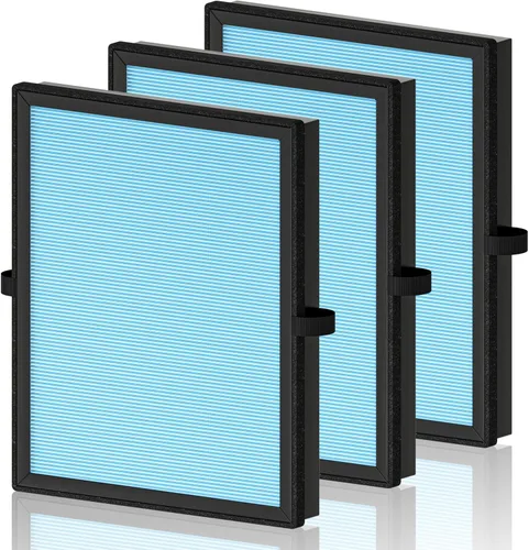 Miniatura 11 de MK04 Filtro de aire de repuesto para purificador de aire Aroeve MK04 MG04JH, filtro H13 True HEPA de 4 en 1 de carbón activado de alta eficiencia