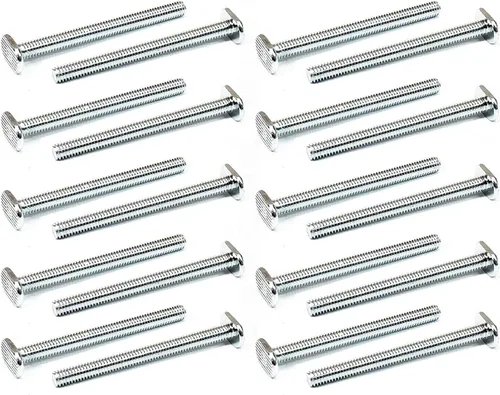 Miniatura 9 de POWERTEC Paquete de 20 pernos de riel en T de 5/16"-18 para pista en T, pernos de ranura en T de 1-1/2 pulgadas de largo para pista en T universal