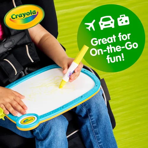 Miniatura 5 de Crayola Tablero de dibujo 2 en 1 para niños pequeños, tableta de dibujo blanda y borrable, juguete educativo para niños pequeños, actividad