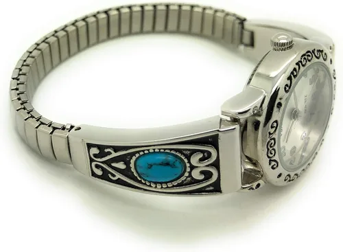 Miniatura 5 de Varsales Reloj de moda con banda elástica elástica Western Stones para mujer